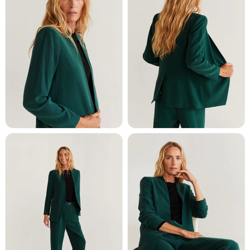 Mango Teal blazer